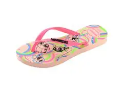 Chinelo Havaianas K Sl Powerpuff Rosa Ballet - 2