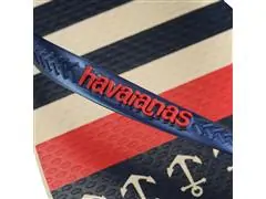 Chinelo Havaianas Slim Nautical Bege Palha/Marinho - 5