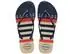 Chinelo Havaianas Slim Nautical Bege Palha/Marinho - 0