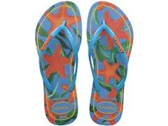 Chinelo Havaianas Slim Tropical Turquesa - 0