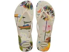 Chinelo Havaianas Sl Summer Bliss Bege Palha