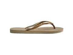 Chinelo Havaianas Slim Glitter Ii Areia/Dourado - 4
