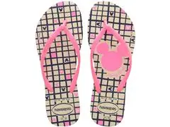 Chinelo Havaianas Slim Disney Bege Palha