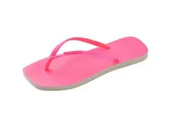 Chinelo Havaianas S Sqr Gtr Neon Bege Palha/Rosa Neon - 2