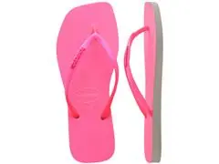 Chinelo Havaianas S Sqr Gtr Neon Bege Palha/Rosa Neon - 5