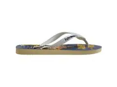 Chinelo Havaianas Top Warner Clas Buttercream/Branco - 3