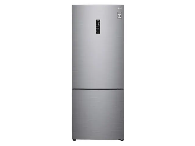 Geladeira Smart LG Frost Free Inverter 451L Inox Look GCB569NLLM- 110V