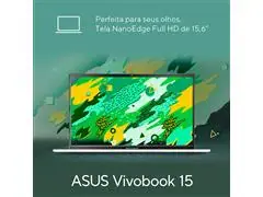 Notebook ASUS Vivobook 15 Ryzen7 16GB 512GB SSD 15,6" FHD  - 5