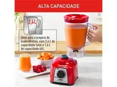 Liquidificador Arno Power Mix Essential 700W Vermelho - 110V - 3