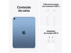 Apple iPad 11ª geração, chip A16, Wi-Fi + Cellular 128GB - Azul - 7