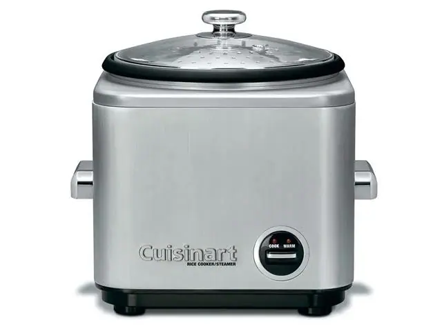 Panela Elétrica Arroz e Grãos Vapor Inox Cuisinart
