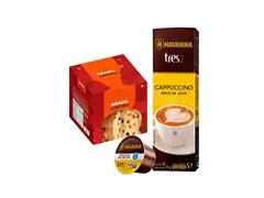 Panettone Brasil Frutas 400g + Cápsulas 3 Corações CDL