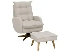 Poltrona De Amamentação Clarice Giro Balanço Bebê Completo - 0