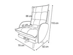 Poltrona De Amamentação Clarice Giro Balanço Bebê Completo - 3