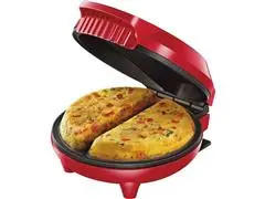 Omeleteira Pratic Omelet II Mondial Vermelho/Inox 800W 110V OM-04-RI - 1