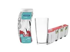 Combo Essencial Tramontina: Talheres Leme Vermelho + Copos Long Drink  - 0