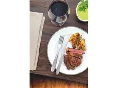 Combo Essencial Tramontina: Tábua Churrasco Teca + Faca Laguna Inox - 3