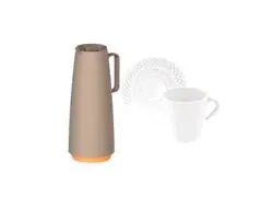 Combo Essencial Tramontina: Bule Térmico Exata + Jogo de Xícaras Ingri - 0