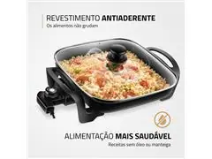 Panela Elétrica Multicook Premium Mondial Preto 1200W 110V PE-49 - 1