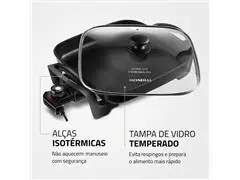 Panela Elétrica Multicook Premium Mondial Preto 1200W 110V PE-49 - 5