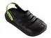 Sándalias Havaianas Kids Clog Preto/Verde Limao Tam 23-24 - 1