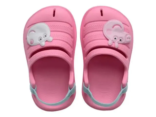 Sándalias Havaianas Baby Clog Peppa Pig Pink Lemonade Tam 23-24