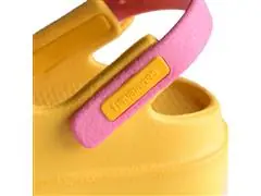 Sándalias Havaianas Kids Clog Amarelo Ouro/Pink Lemonade Tam 29-30 - 4