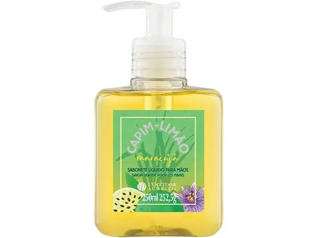 Sabonete Líquido Mãos Capim-Limão Maracujá L’Occitane au Brésil 250ml