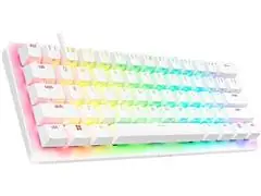 Teclado Razer Huntsman V3 Pro Mini 60% Analógico Branco