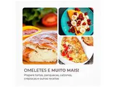 Omeleteira Elétrica Mondial OM-02 Easy Omelet Preta 110V - 2