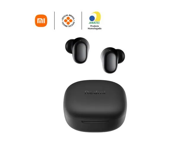 Fone de Ouvido Bluetooth Xiaomi Redmi Buds 6 Play Preto