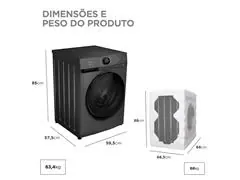 Lava e Seca Midea Slim HealthGuard 11kg/7kg Titanium 220V - 1