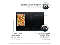 Cooktop por Indução Even Pro Midea em Vitrocerâmico 4 Bocas Preto 220V - 3