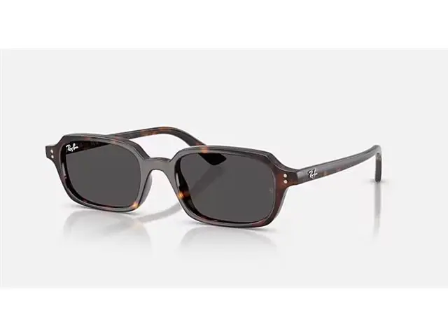 Óculos de sol Ray-Ban INJECTED PILLOW HAVANA DARK GREY - ZURI