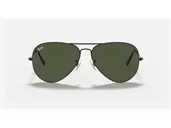 Óculos de sol Ray-Ban AVIATOR LARGE METAL II PRETO G-15 VERDE - 1