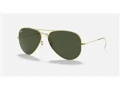 Óculos de sol Ray-Ban AVIATOR LARGE METAL II ARISTA G-15 VERDE - 0