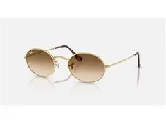 Óculos de sol Ray-Ban METAL OVAL ARISTA CLEAR GRADIENT BROWN - -