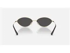 Óculos de sol Ray-Ban METAL OVAL PALE GOLD DARK GREY - KAI - 3