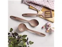 Jogo Utensílios Tramontina Ability Nylon Mocaccino 3 Peças - 5