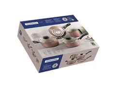 Jogo Panelas Tramontina Linz Antiaderente Mocaccino 4 Peças - 1