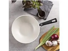 Wok Tramontina Loreto Antiaderente Bege 28 cm - 1