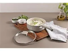 Panela Tramontina Veronese Cerâmica Bege 18 cm - 3