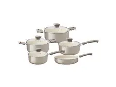 Jogo Panelas Tramontina Veronese Cerâmica Bege 5 Peças - 0