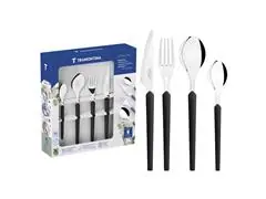 Faqueiro Tramontina Obelline Inox Preto 24 Peças