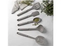 Jogo Utensílios Tramontina Softta Silicone Cinza 5 Peças - 8
