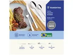 Faqueiro Tramontina Malibu Aço Inox 24 Peças - 4
