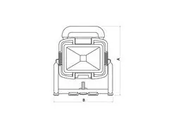 Refletor LED 20V 20W - Tramontina - 1