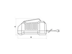 Carregador 20V 4,0A Bivolt Tramontina by TOTAL - 1