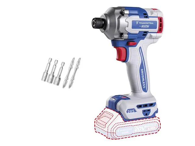 Parafusadeira Impacto 20V 285Nm Brushless - Tramontina