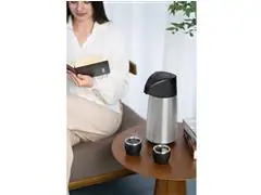 Xícaras Café Tramontina Empilháveis Inox ABS Preto 2p 80ml - 4